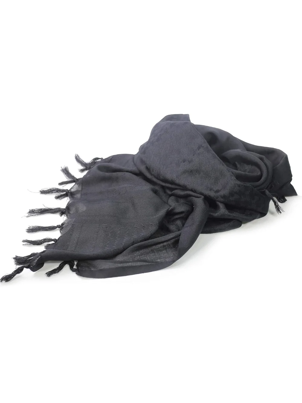 Black Tactical Shemagh Scarf Wrap - Men's Accessory